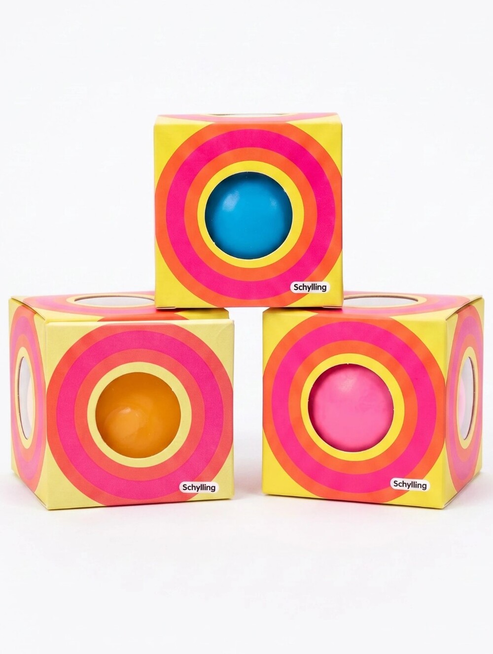 Squishy Nee Doh Color Change — Blue, Yellow, Pink